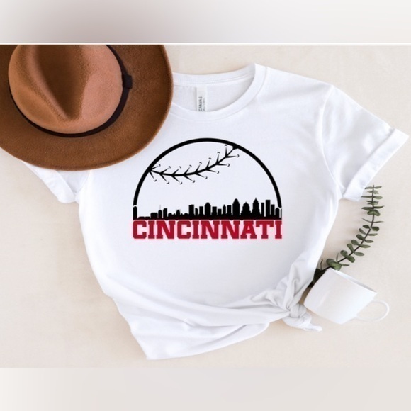 Cincinnati Reds Skyline Tee - Picture 1 of 2